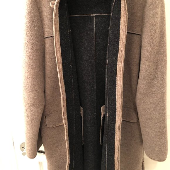 Made in Austria Women's Boiled Wool Three-Quarter Coat - Picture 2 of 7